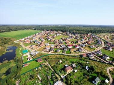 Коттеджный поселок Европейская долина по Калужскому шоссе в 32 км от Москвы. Элитная недвижимость в КП Европейская долина в Подмосковье - Стольный - 25305