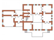 Продажа дома Барвиха ПСК 1100 м² Рублево-Успенское шоссе - 1 этаж - plan_1