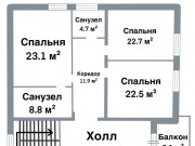 Продажа дома Резиденс 695 м² Пятницкое шоссе - 2 этаж - plan_2