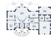 Продажа дома Идиллия 976 м² Калужское шоссе - 1 этаж - plan_1