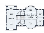 Продажа дома Идиллия 1319 м² Калужское шоссе - 2 этаж - plan_2