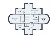 Продажа дома Идиллия 869 м² Калужское шоссе - Цоколь - plan_c