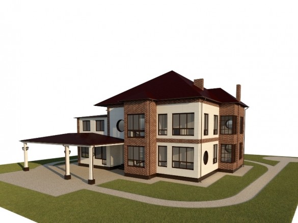 Продажа дома Новорижский (Покровское) 600 м² Новорижское шоссе - Фасад - foto_fs
