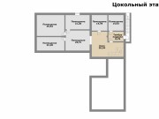 Продажа дома Покровское-Рубцово 630 м² Новорижское шоссе - Цоколь - plan_c