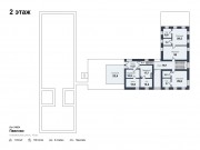 Аренда дома Павлово 1034 м² Новорижское шоссе - 2 этаж - plan_2