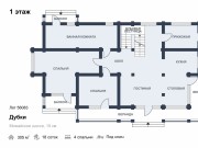 Аренда дома Дубки 305 м² Можайское шоссе - 1 этаж - plan_1