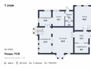 Продажа дома Лазурь ТСЖ 638 м² Куркинское шоссе - 1 этаж - plan_1