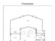 Продажа дома Топаз 310 м² Киевское шоссе - 1 этаж - plan_1