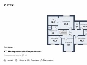 Продажа дома Новорижский (Покровское) 400 м² Новорижское шоссе - 2 этаж - plan_2