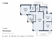 Продажа дома Рогозинино 232 м² Киевское шоссе - 1 этаж - plan_1