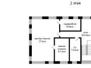 Продажа дома Искра СТ 265 м² Калужское шоссе - 2 этаж - plan_2