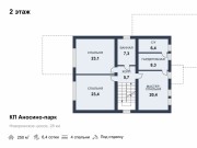 Продажа дома Аносино-парк 250 м² Новорижское шоссе - 2 этаж - plan_2