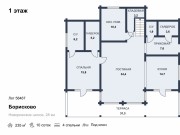 Продажа дома Борисково 235 м² Новорижское шоссе - 1 этаж - plan_1