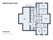 Продажа дома Стольное 1675 м² Минское шоссе - Цоколь - plan_c