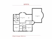 Продажа дома Спутник 950 м² Новорижское шоссе - Цоколь - plan_c