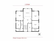 Продажа дома Глаголево-парк 265 м² Киевское шоссе - 2 этаж - plan_2