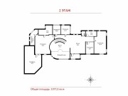 Продажа дома Фонд развития Международного Университета 1077 м² Сколковское шоссе - 2 этаж - plan_2