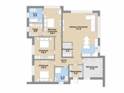 Продажа дома Лесная Рапсодия 179 м² Новорижское шоссе - 1 этаж - plan_1