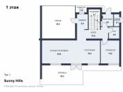 Продажа дома Sunny Hills 347 м² Рублево-Успенское шоссе - 1 этаж - plan_1