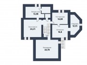 Аренда дома Кедры 400 м² Новорижское шоссе - Цоколь - plan_c